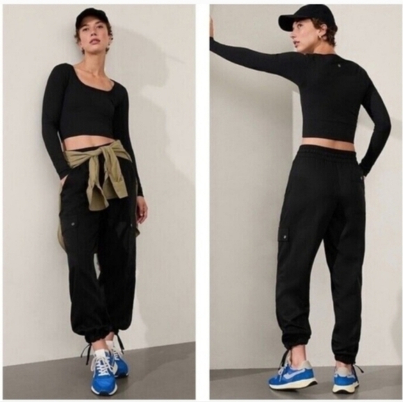 Athleta Celestial High Rise Utility Pants Size Small - Picture 2 of 9